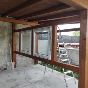 Esempio dalla galleria fotografica di DTEK DI DARIO D’ELIA: Fornitura e posa di tettoia in legno lamellare